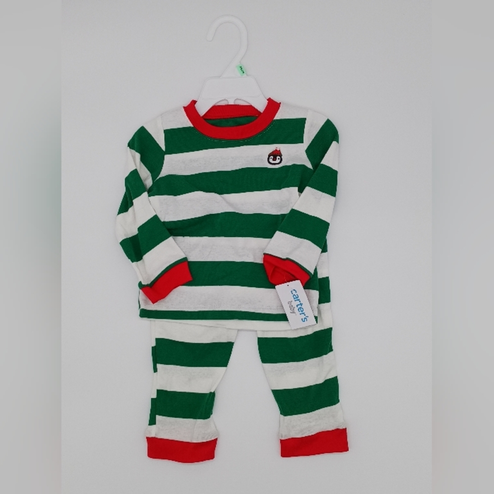 Carter's 18 Month Penguin Christmas Pajamas (NWT)
